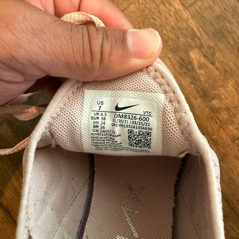 Nike W Air Max 270 Pink Oxford/MTLLC Women size 7 - Picture 5 of 6